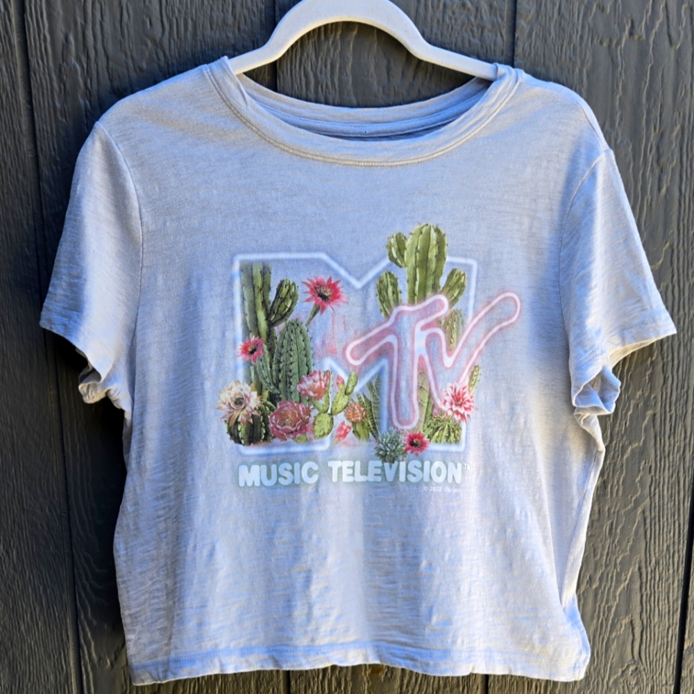 GAP Crop Top - M-TV with Cacti